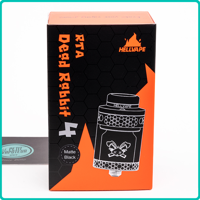 Packaging de l'Atomiseur Dead Rabbit 4 RTA Hellvape